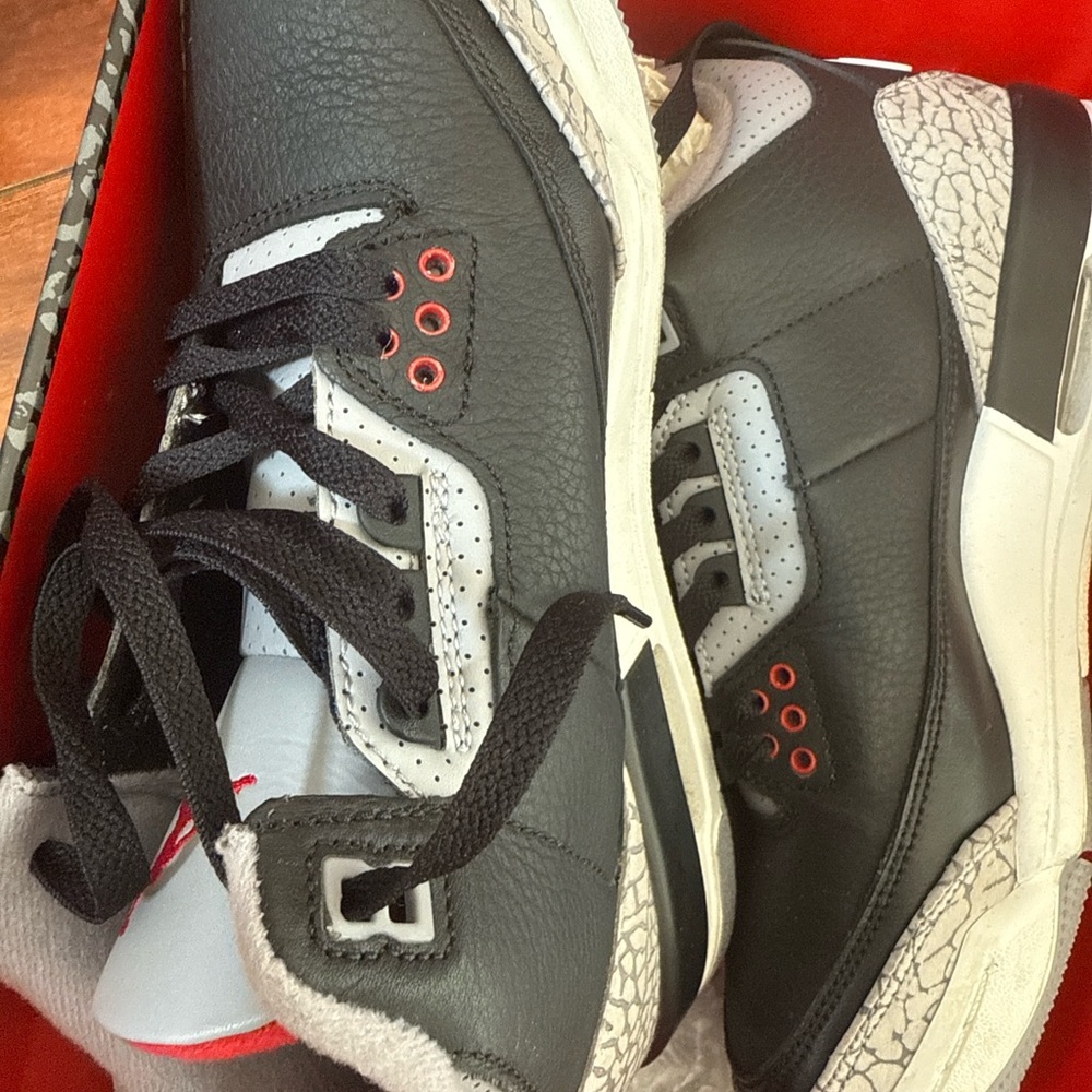 Nike Black and Gray Sneakers with Iconic Swoosh